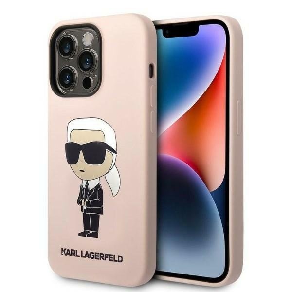 Karl Lagerfeld KLHCP14LSNIKBCP Back Case for Apple iPhone 14 Pro