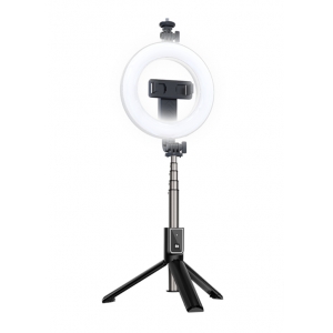 XO SS12 Selfie Stick / Tripod с Bluetooth Пультом Управления + LED лампа 95cm