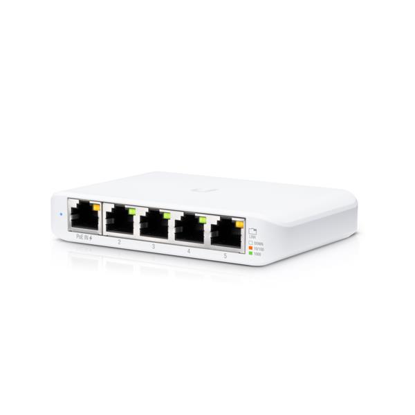 Switch | UBIQUITI | USW-Flex-Mini | 5x10Base-T / 100Base-TX / 1000Base-T | 1xRJ45 | 1 | PoE ports 1 | USW-FLEX-MINI