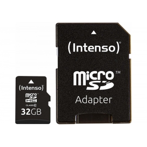 MEMORY MICRO SDHC 32GB C10/W/ADAPTER 3413480 INTENSO