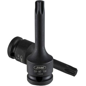 1 / 2" LÖÖKOTSIK TORX PIKK T70 / 78MM. CR-MO RIPUTUSPAKEND JBM