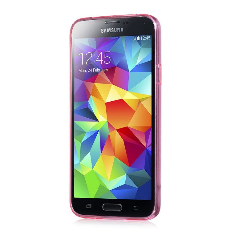 Samsung G900 Galaxy S5 Light series TPU HS-T003 Rose Red