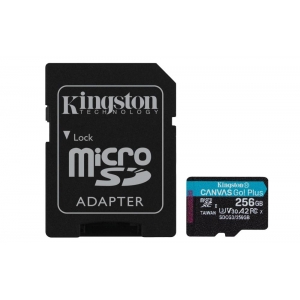 MEMORY MICRO SDXC 256GB UHS-I/W/ADAPTER SDCG3/256GB KINGSTON