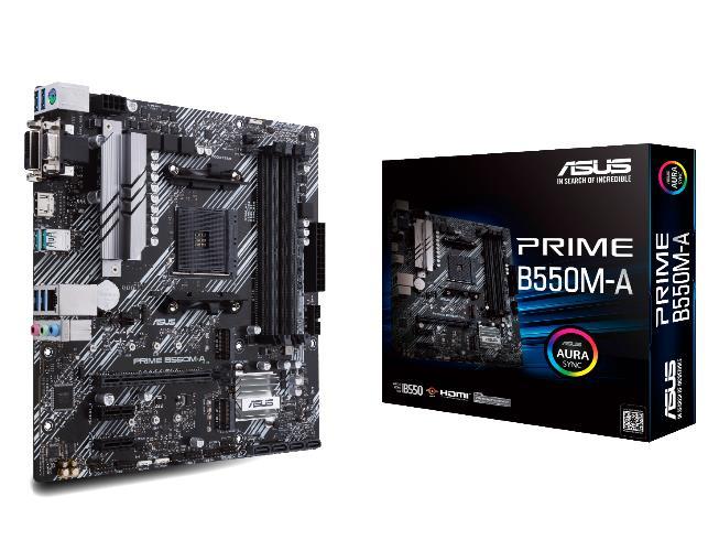 MB AMD B550 SAM4 MATX/PRIME B550M-A ASUS