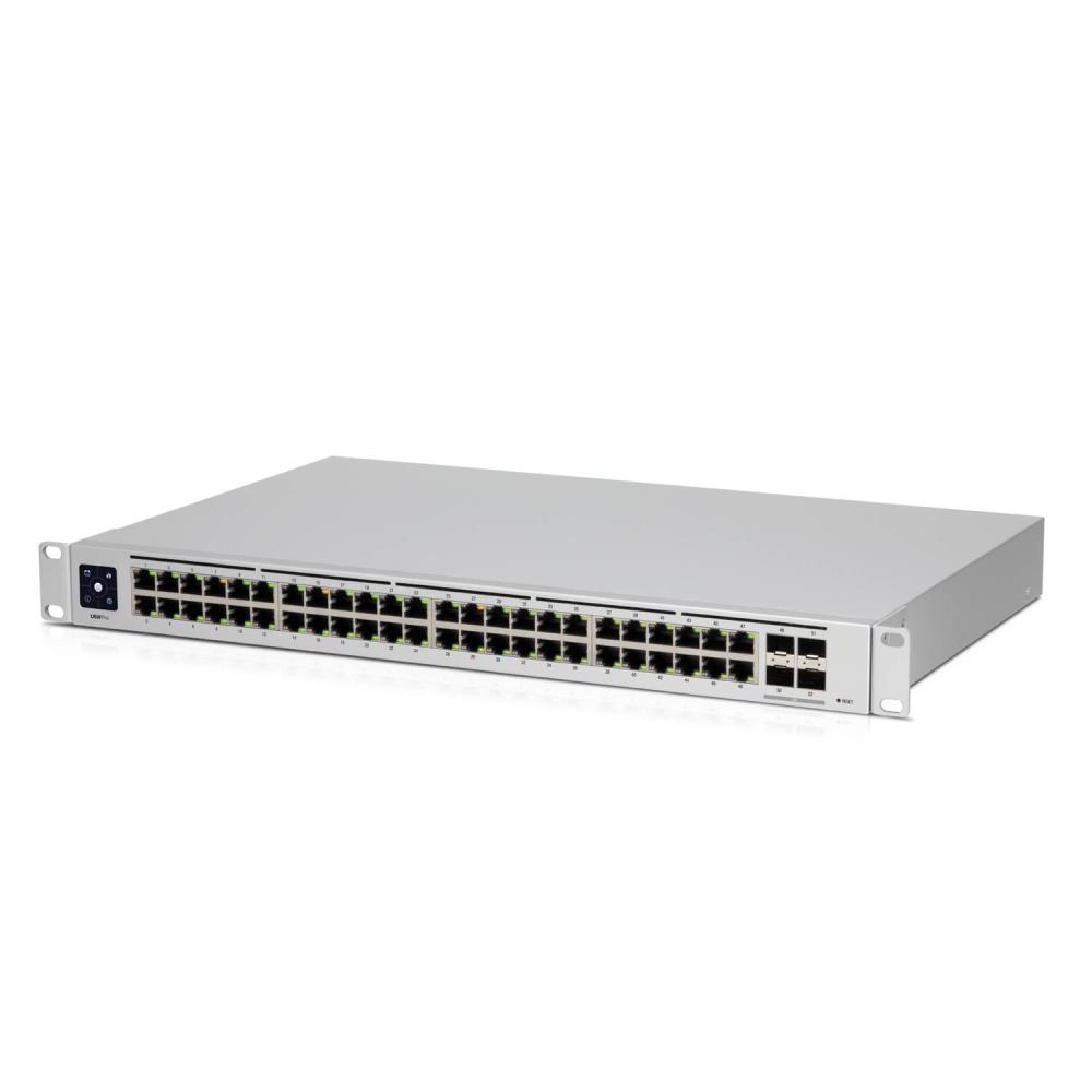 Switch | UBIQUITI | USW-PRO-48 | Type L3 | 48x10Base-T / 100Base-TX / 1000Base-T | 4xSFP+ | 60 Watts | USW-PRO-48