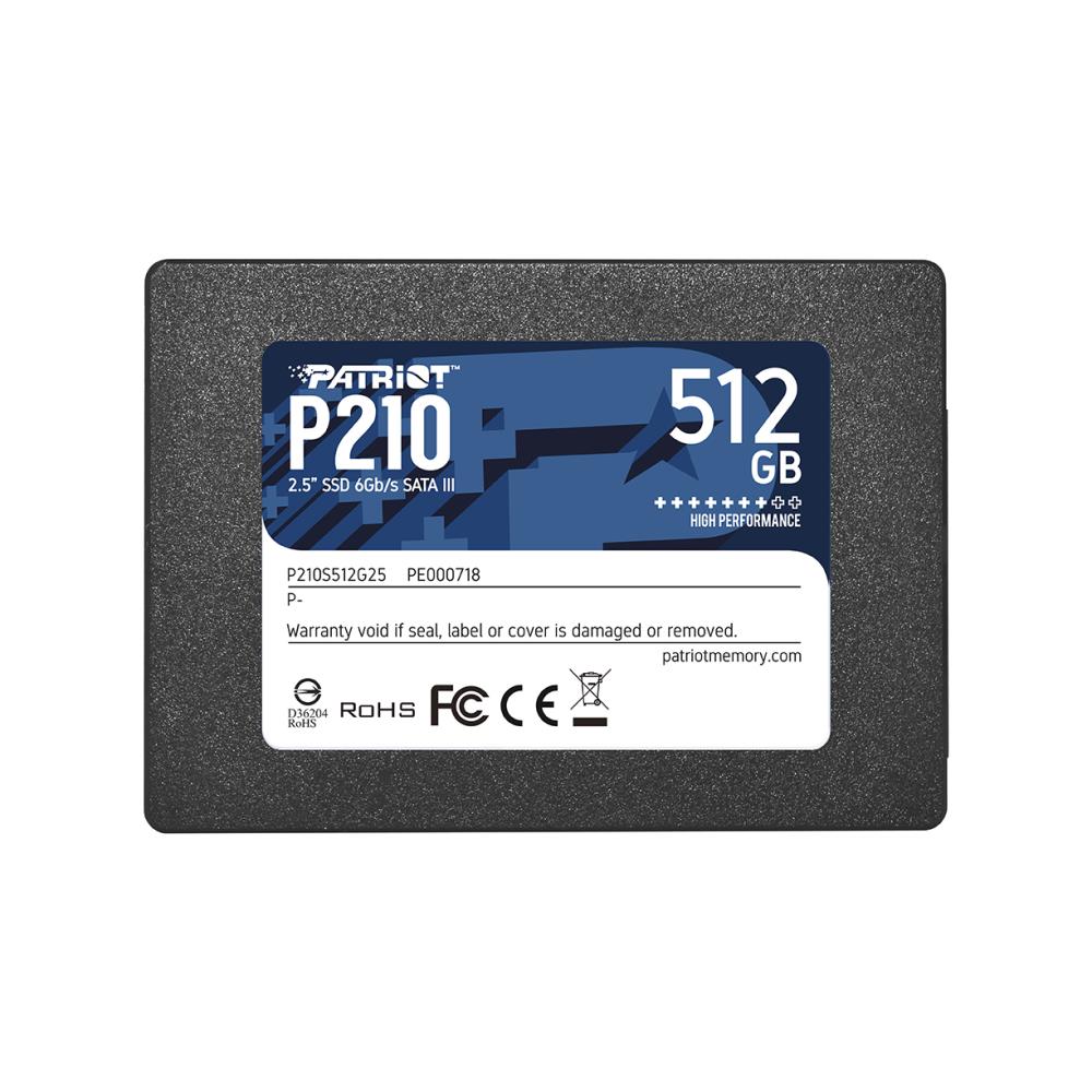 SSD SATA2.5" 512GB/P210 P210S512G25 PATRIOT