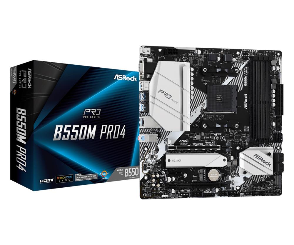 MB AMD B550 SAM4 MATX/B550M PRO4 ASROCK
