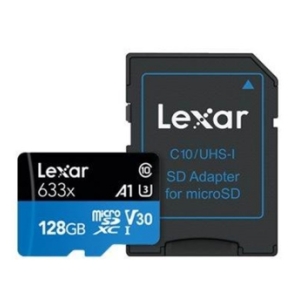 Lexar High-Performance 633x UHS-I Klases 10 microSDXC Card 128GB