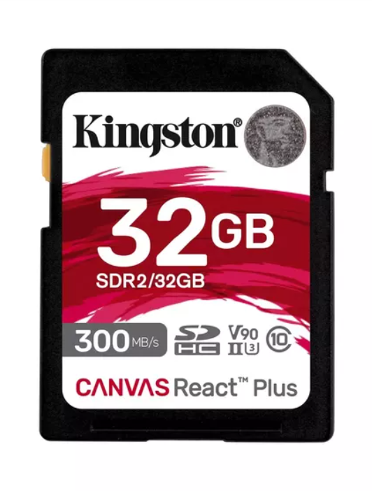 Kingston Technology Canvas React Plus SDHC Карта Памяти 32GB