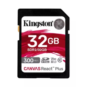 Kingston Technology Canvas React Plus SDHC Memory Card 32GB