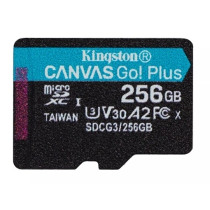 Kingston Canvas Go Plus MicroSDXC Memory Card 256GB