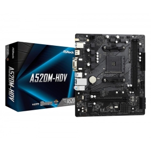 MB AMD A520 SAM4 MATX/A520M-HDV ASROCK
