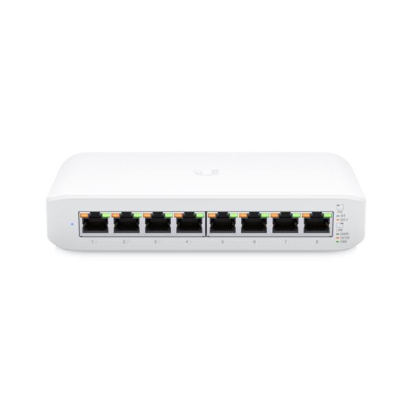 Switch | UBIQUITI | Lite 8 PoE | Type L2 | Desktop/pedestal | 8x10Base-T / 100Base-TX / 1000Base-T | PoE+ ports 4 | USW-LITE-8-POE