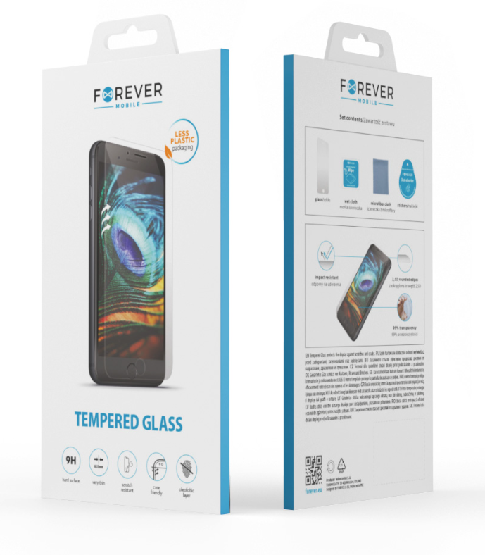 Forever Tempered Glass 2.5D for Xiaomi Redmi 10C / 12C