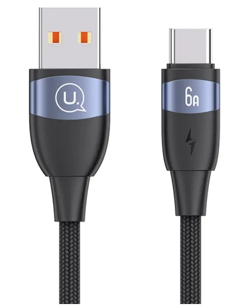 Usams SJ630USB01 Быстрая Зарядка USB - USB-C Кабель 1.2m