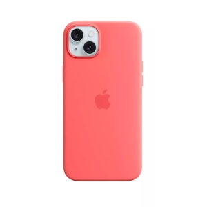 Apple Silicone Case with MagSafe Rear Cover for Apple iPhone 15 Plus