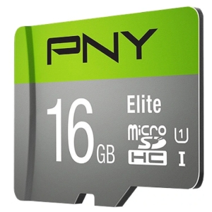 PNY Elite microSDHC Memory Card 16GB UHS-I Class 10