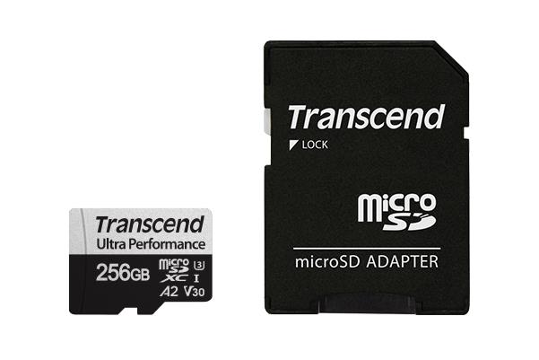 MEMORY MICRO SDXC 256GB W/A/UHS-I TS256GUSD340S TRANSCEND