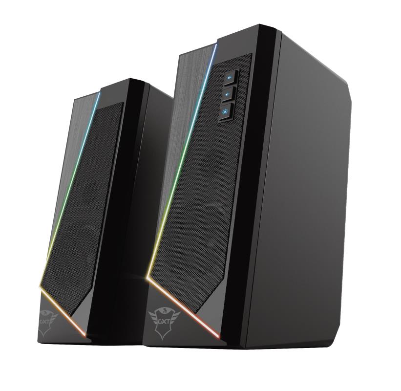 Speaker | TRUST | GXT 609 Zoxa RGB Illuminated Speaker Set | 1xUSB 2.0 | Black | 24070