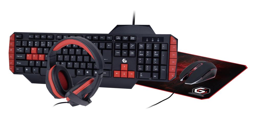 KEYBOARD USB GAMING KIT ENG/ULTIMATE GGS-UMG4-02 GEMBIRD