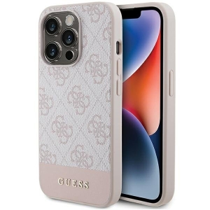 Guess GUHCP15LG4GLPI Rear Cover for Apple iPhone 15 Pro