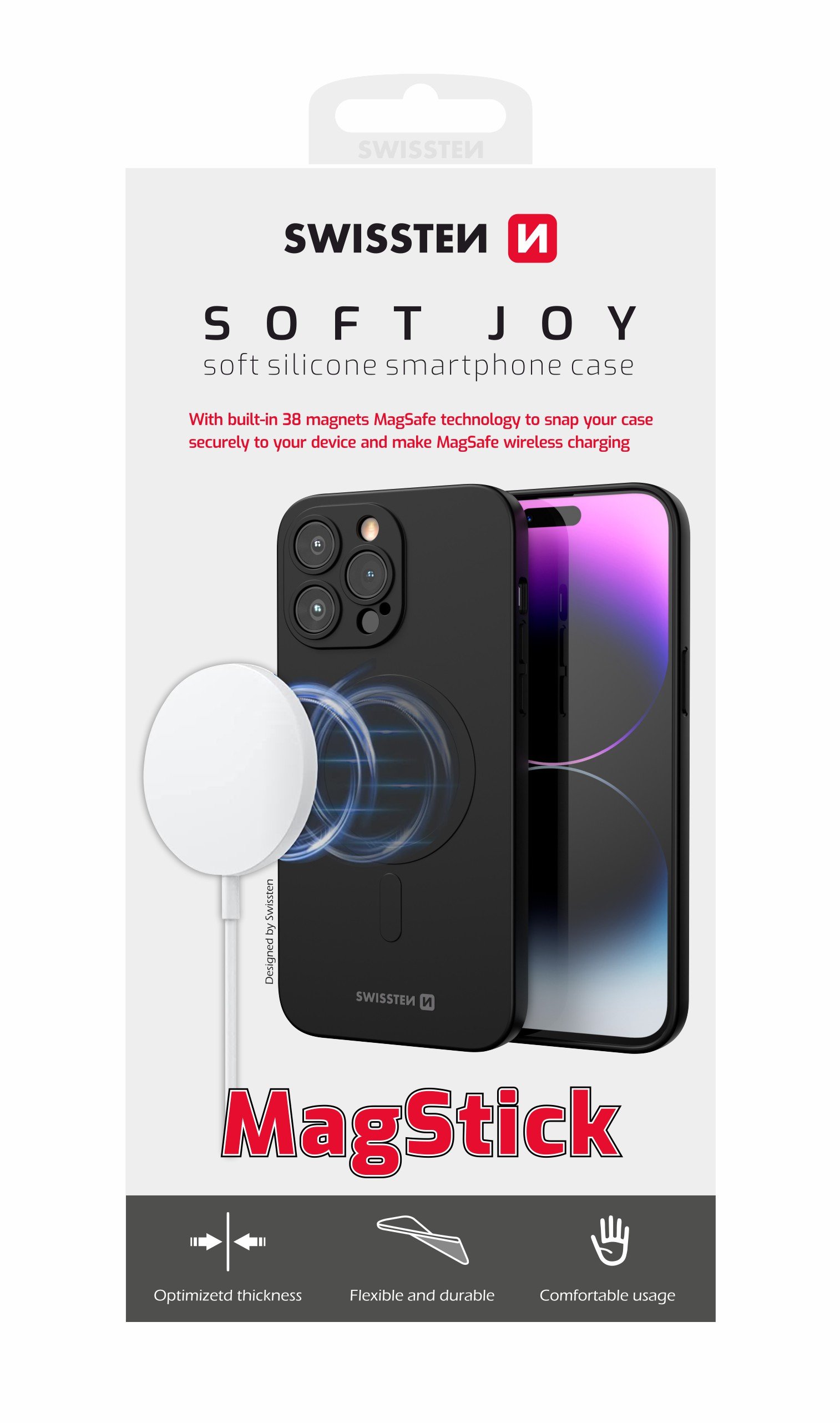 Swissten Soft Joy Magstick Case for Apple iPhone 14