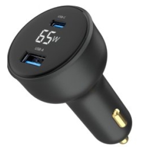 Gembird USB 2-port Car Charger 65W