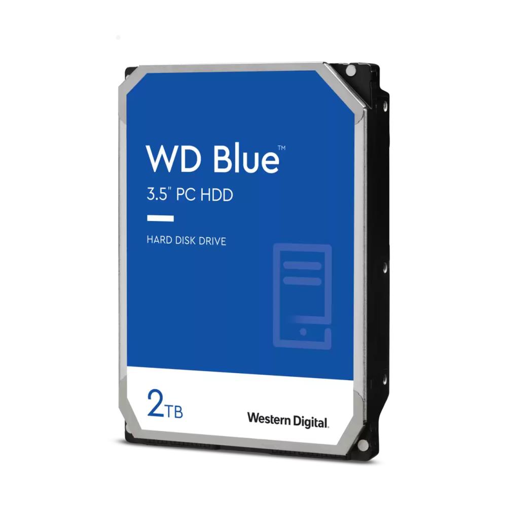 HDD | WESTERN DIGITAL | Blue | 2TB | SATA 3.0 | 256 MB | 7200 rpm | 3,5" | WD20EZBX