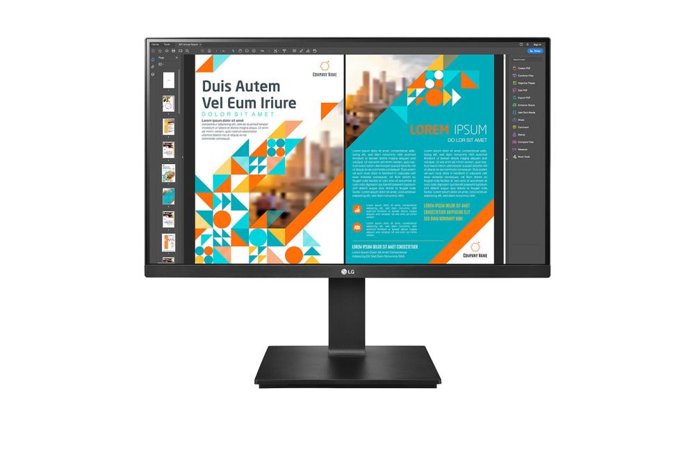 LCD Monitor | LG | 24QP550-B | 23.8" | Business | Panel IPS | 2560x1440 | 16:9 | Matte | 5 ms | Swivel | Pivot | Height adjustable | Tilt | 24QP550-B