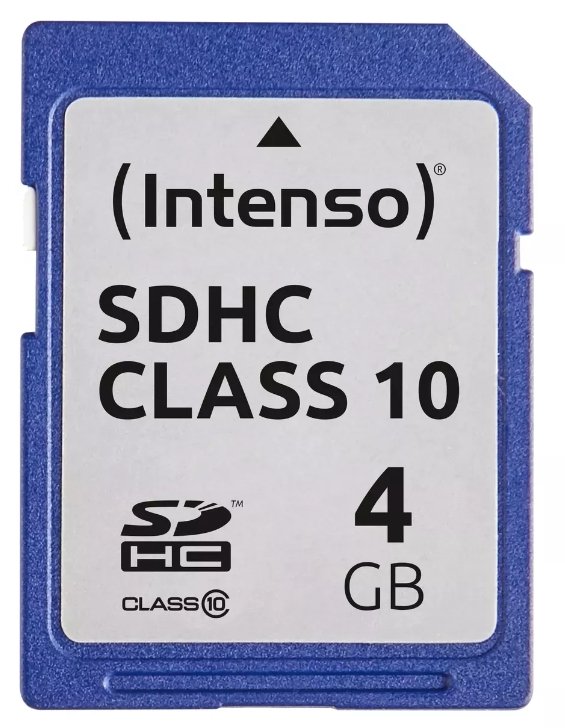 Intenso Class 10 SDHC Карта памяти 4GB