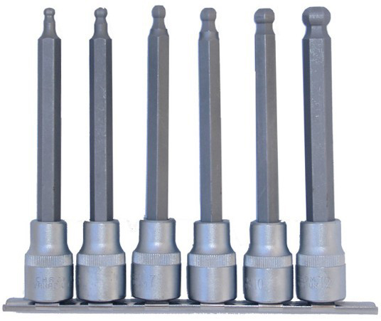 6-OS. 1 / 2" PIKKADE KUUSKANTOTSIKUTE KOMPL. KUULOTS 5-12MM TRIUMF