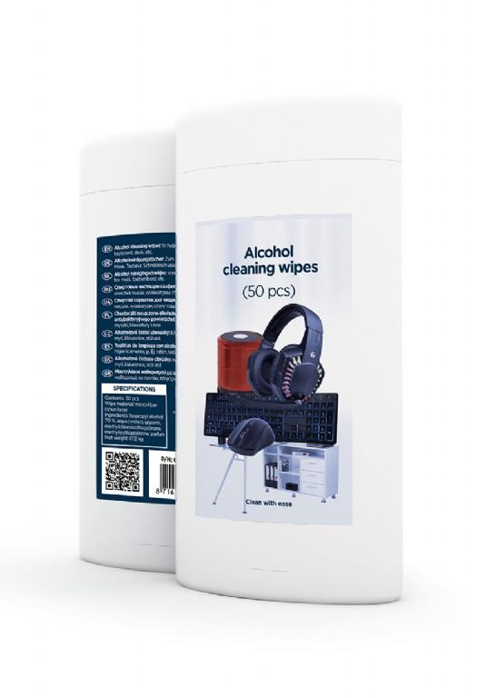 CLEANING WIPES 50PCS/CK-AWW50-01 GEMBIRD