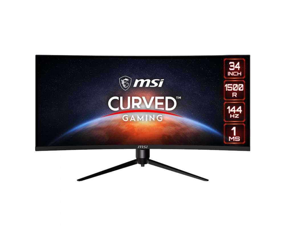 LCD Monitor | MSI | OPTIX MAG342CQR | 34" | Gaming/Curved/21 : 9 | Panel VA | 3440x1440 | 21:9 | 144Hz | Matte | 1 ms | Swivel | Pivot | Height adjustable | Tilt | OPTIXMAG342CQR