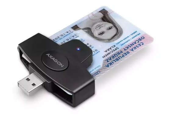 Axagon CRE-SM5 Miniature USB contact ID card reader