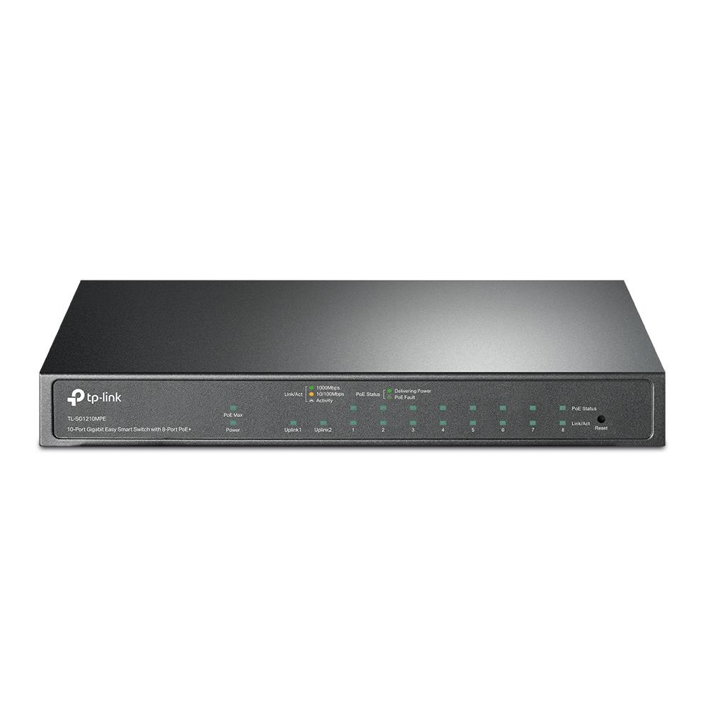 NET SWITCH 10PORT 8POE+/TL-SG1210MPE TP-LINK