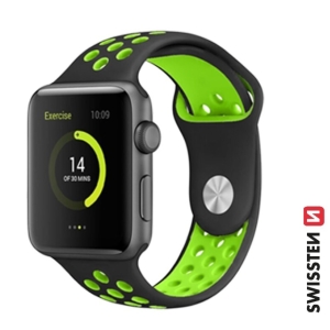 Swissten Sport Силиконовый Pемешок для Apple Watch 38 / 40 mm