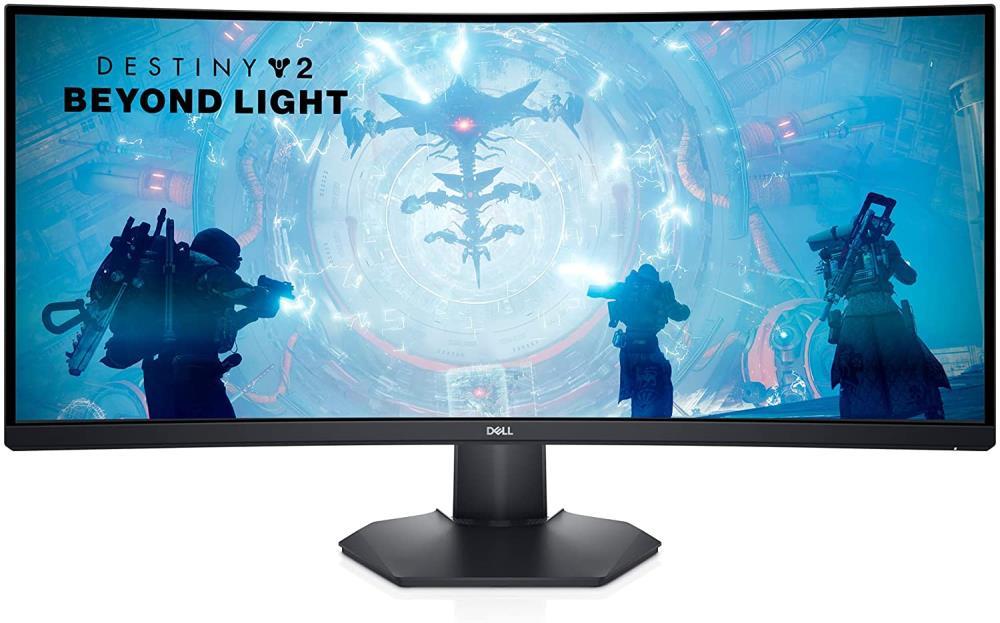 LCD Monitor | DELL | S3422DWG | 34" | Gaming/Curved/21 : 9 | Panel VA | 3440x1440 | 21:9 | 2 ms | Height adjustable | Tilt | 210-AZZE