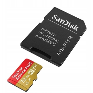 SanDisk microSDHC Memory Card 100MB / 32GB