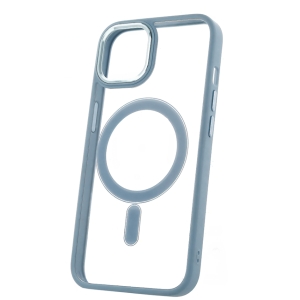 Mocco Satin Clear MagSafe Back case for Apple iPhone 13