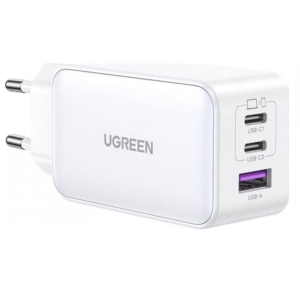 Ugreen 15334 Зарядное устройство Nexode USB-A / 2x USB-C / 65W