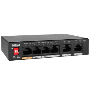 NET SWITCH 4PORT 4POE 10/100/PFS3005-4ET-60-V2 DAHUA