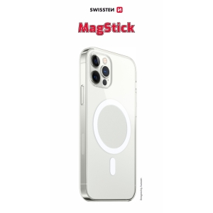 Swissten Clear Jelly MagStick Back Cace Защитный Чехол для Apple iPhone 15 Plus