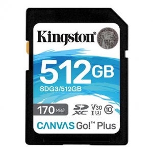 MEMORY SDXC 512GB UHS-I/SDG3/512GB KINGSTON