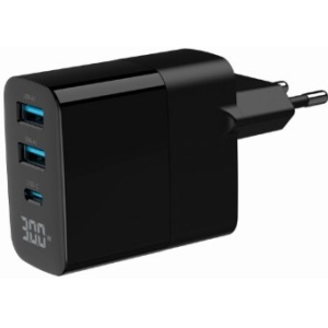 Gembird 3-port GaN Charger 30W