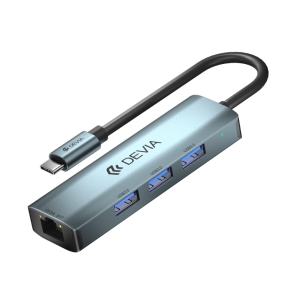 Devia HUB USB-C 3.1 to 4x USB 3.0 Адаптер