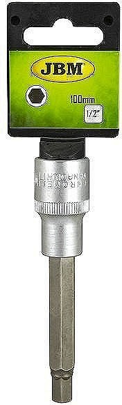 13MM PIKK KUUSKANT PADRUNOTSIK 1 / 2" / 100MM. SATIN CR-VAN. RIPUTIGA JBM