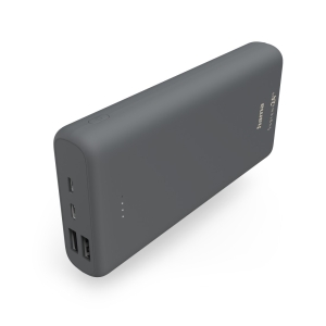 Hama 00201670 Power bank 24000mAh LiPo USB-A USB-C Grey