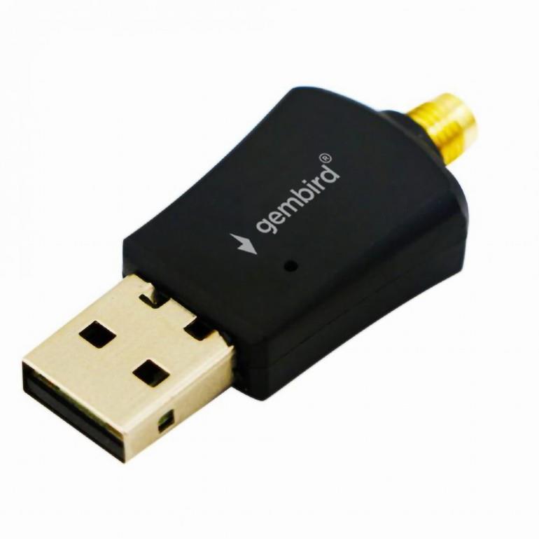 WRL ADAPTER 300MBPS USB HIGH/POWER WNP-UA300P-02 GEMBIRD