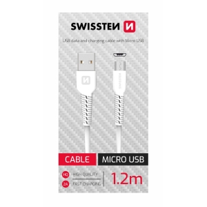 Swissten Data Cable USB / Micro USB 1.2m