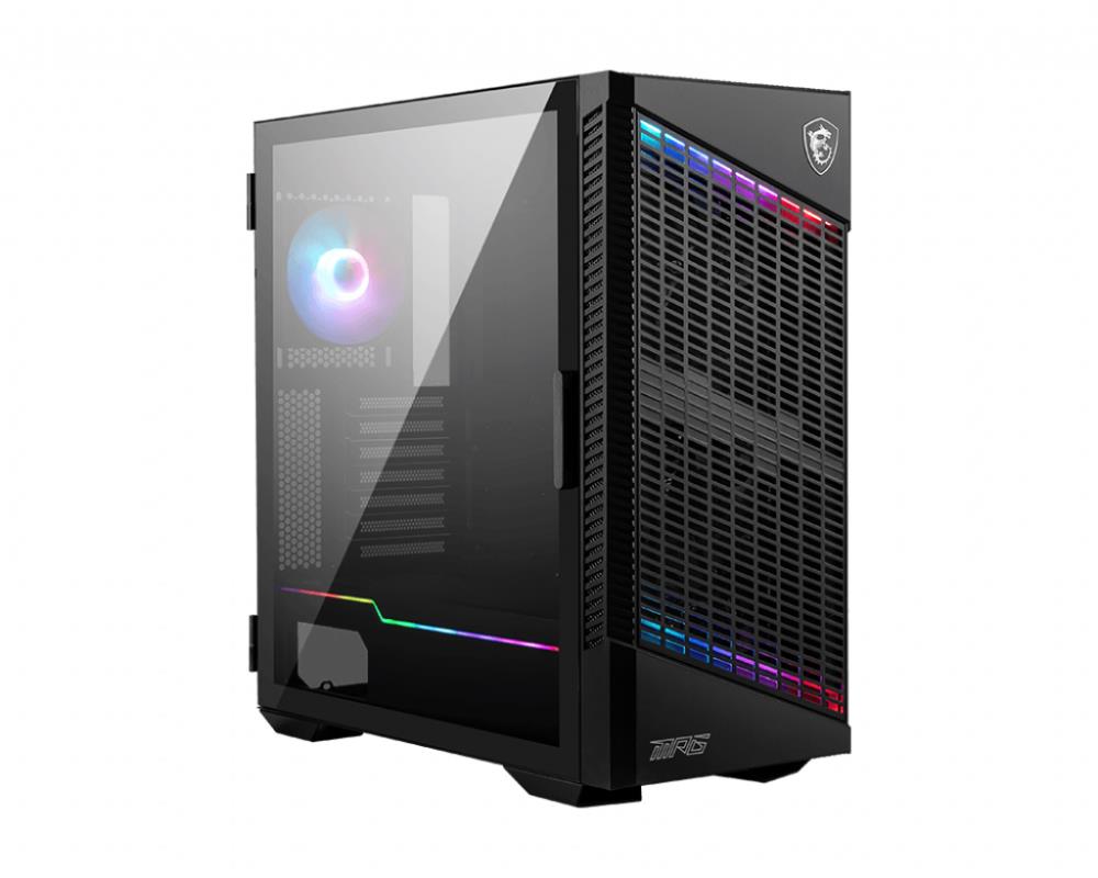 CASE MIDITOWER ATX W/O PSU/MPG VELOX 100P AIRFLOW MSI